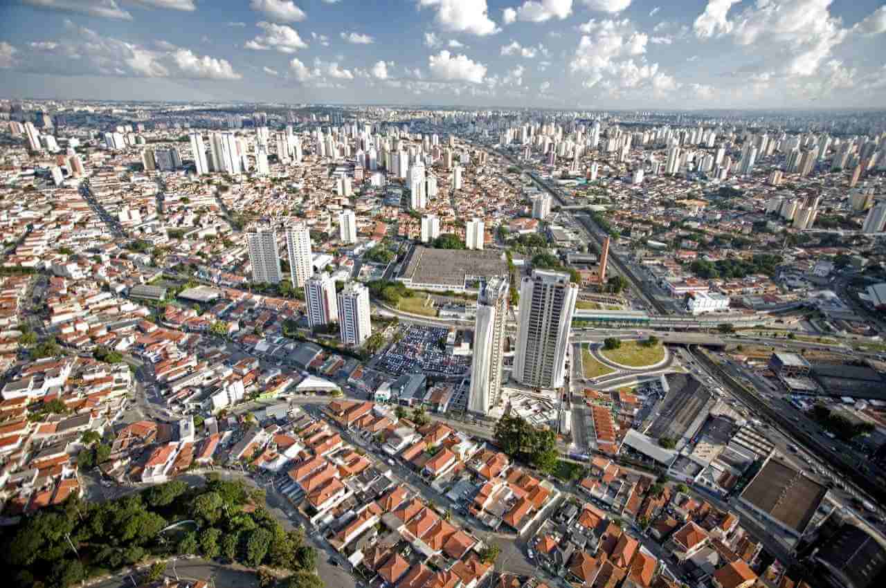 vista aérea do bairro saúde