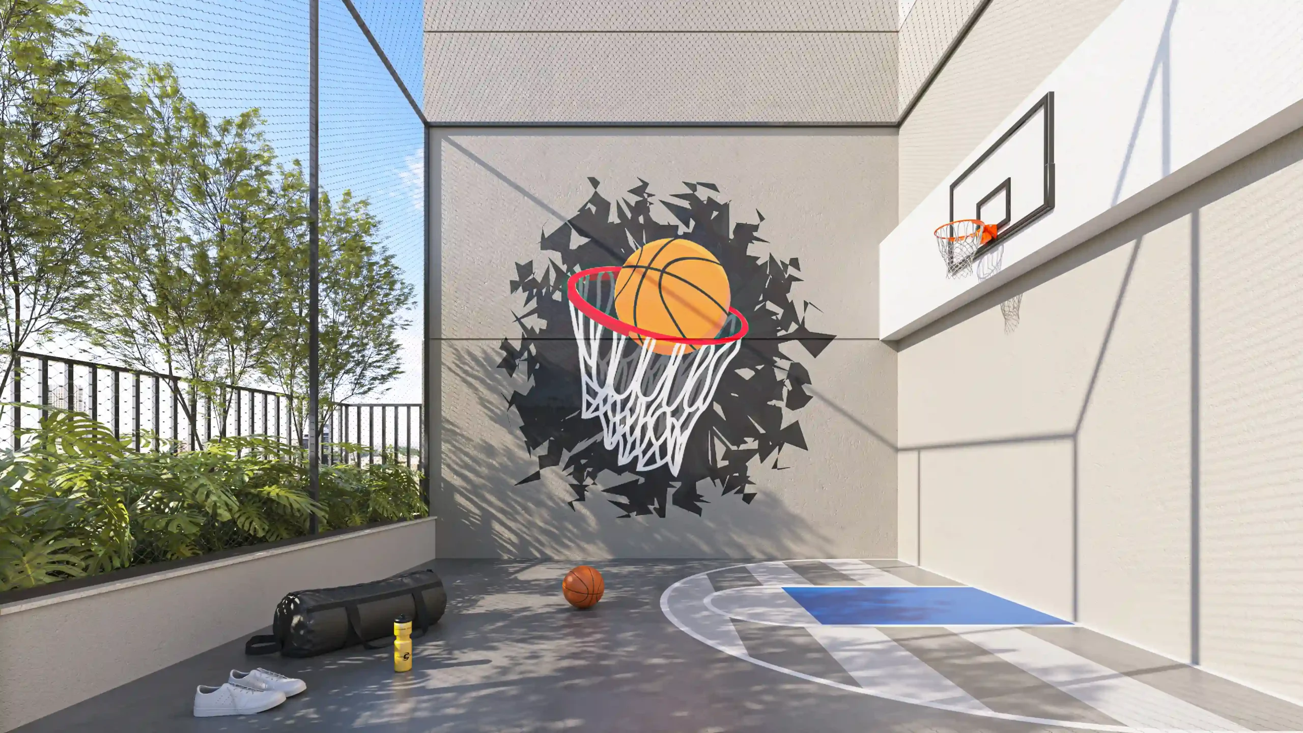 Quadra de Basquete