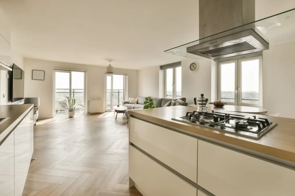 Interior de apartamento grande